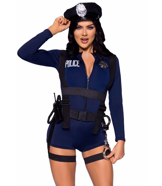 Leg Avenue Flirty Cop Romper