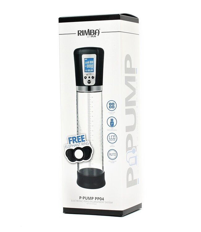 Rimba Rimba P-Pump - P-Pump PP04 - Oplaadbare Penisvergroter - Zwart