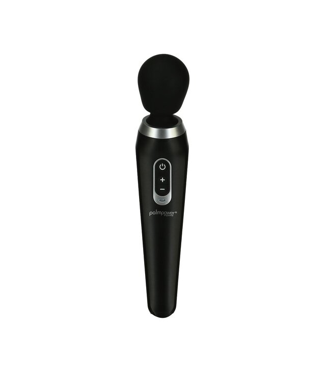 Palm Power Palm Power -  Extreme Wand Vibrator - Zwart