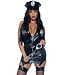 Leg Avenue Vinyl Naughty Cop Dress