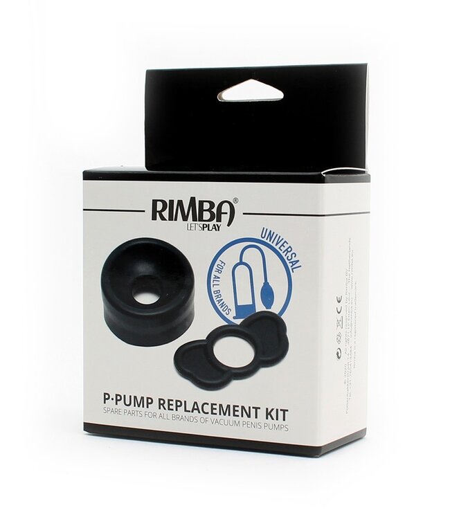 Rimba Rimba P-Pump - P-Pump Vervangingsset met 2 Ringen - Zwart