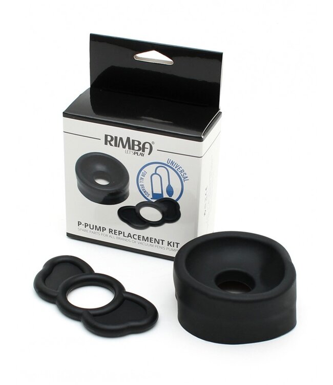 Rimba Rimba P-Pump - P-Pump Vervangingsset met 2 Ringen - Zwart