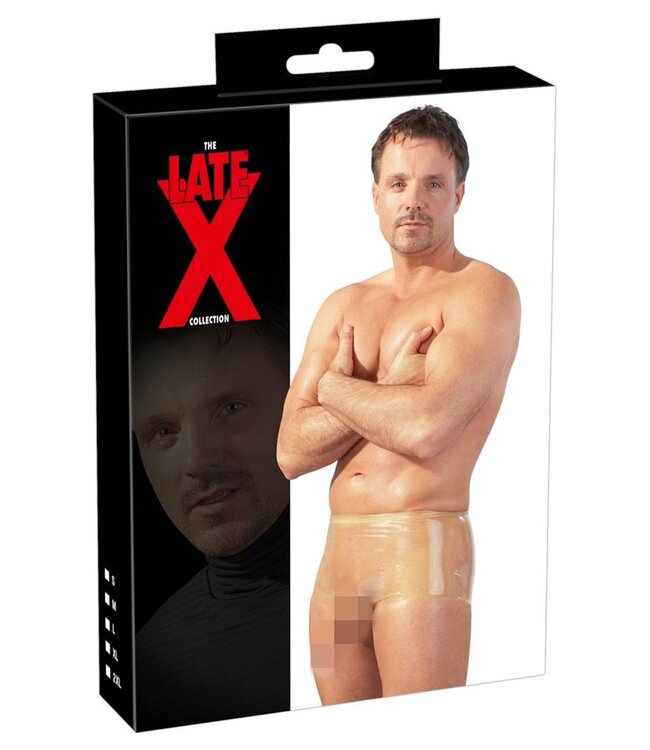 The Latex Collection Latex Boxer Met Penissleeve - Transparant