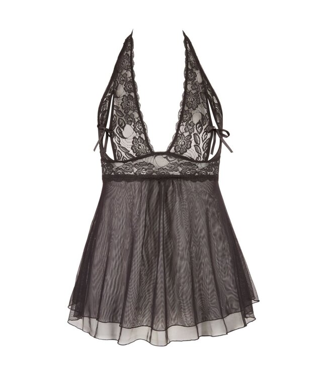 Cottelli Collection Cottelli Collection - Plus Size Nachtjurkje Met Open Cups