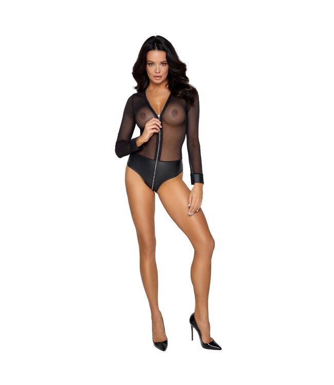 Cottelli Collection Cottelli Party - Transparante Body - Zwart