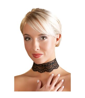 Cottelli Collection Cottelli Collection - Kanten halsband - Zwart