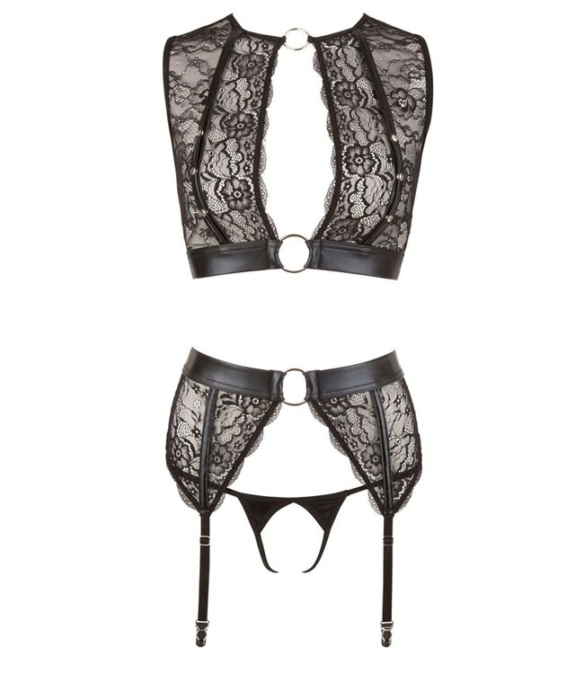 Cottelli Collection Kanten Bondage Lingerieset