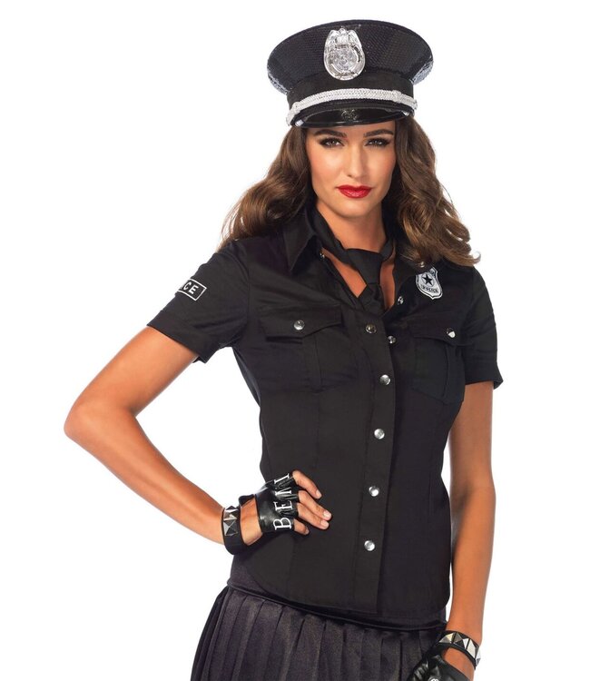 Leg Avenue Police Shirt Badge and Tie