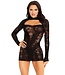 Leg Avenue Mini dress with gloved sleeves