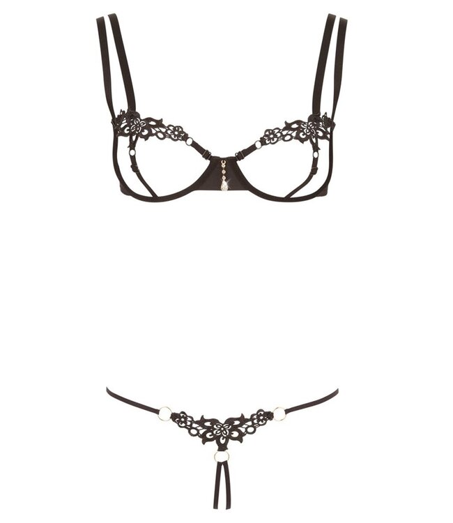 Cottelli Collection Minimalistisch Open BH-Setje