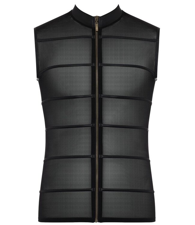 NEK Doorschijnend Shirt Met Wetlook Strepen