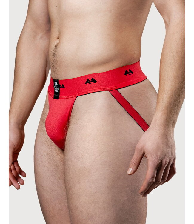 Rimba MM - Reversible Jockstrap - Zwart en Rood