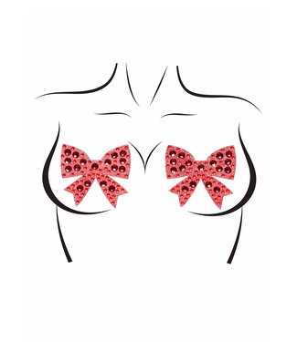 Leg Avenue Rhinestone bow nipple jewels