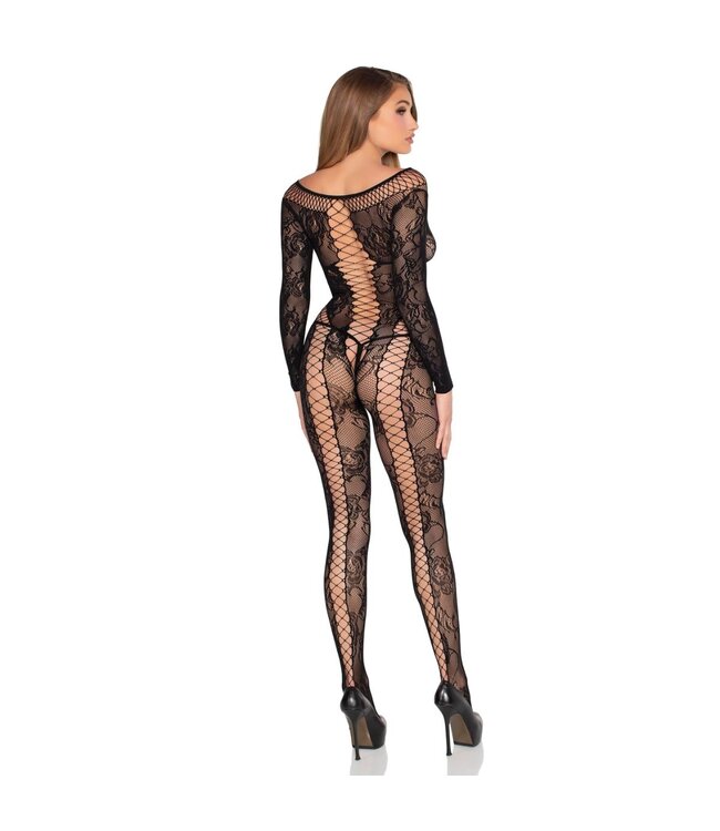 Leg Avenue Leg Avenue - Lace Bodystocking - Zwart