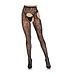 Leg Avenue Leg Avenue - Bloom Net Suspender Tights - Zwart