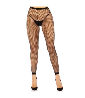 Leg Avenue Leg Avenue - Industrial Net Footless Tights - Zwart