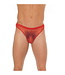 Rimba Amorable by Rimba - Doorzichtige string - One Size - Rood