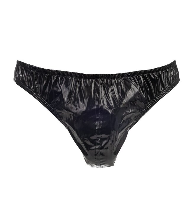 Rimba Amorable by Rimba - String met lak look - One Size - Zwart