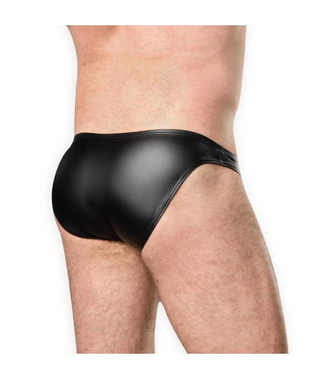 Rimba Amorable by Rimba - Wetlook Slip - One Size - Zwart