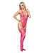 Rimba Amorable by Rimba - Bodystocking met kousen - One Size - Roze