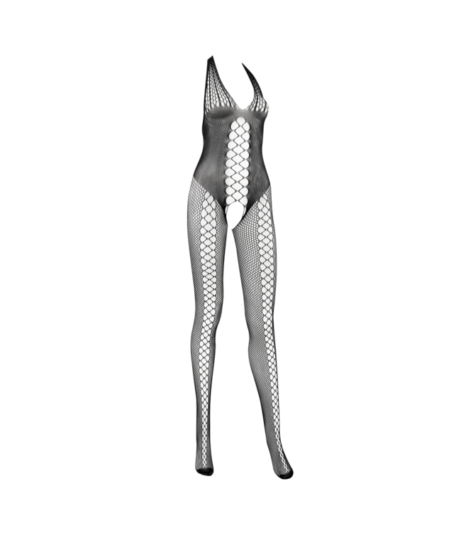 Rimba Amorable by Rimba - Open Catsuit - One Size - Zwart