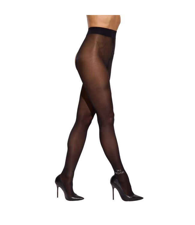 Obsessive Obsessive - Norless Girl Panty Open Kruis - Zwart