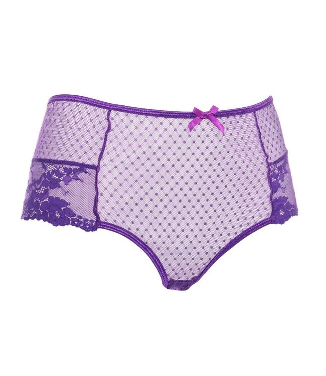 Rimba Amorable by Rimba - Slip met Open Achterkant - One Size - Paars