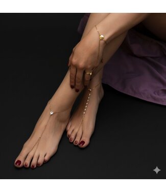 Otazu Otazu - Harmony Crystal Enkelband - Transparent