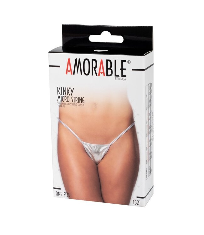 Rimba Amorable by Rimba - Mini String - One Size - Silver