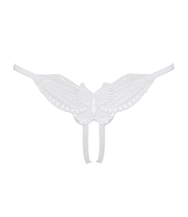 Rimba Amorable by Rimba - Open Vlinder String - One Size - Wit