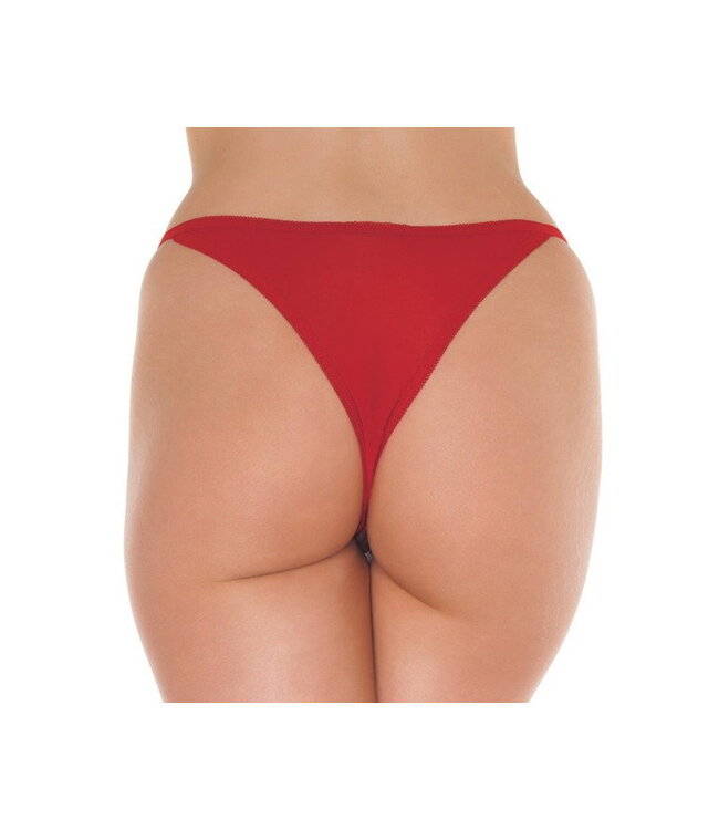 Rimba Amorable by Rimba - Open Vlinder String - One Size - Rood