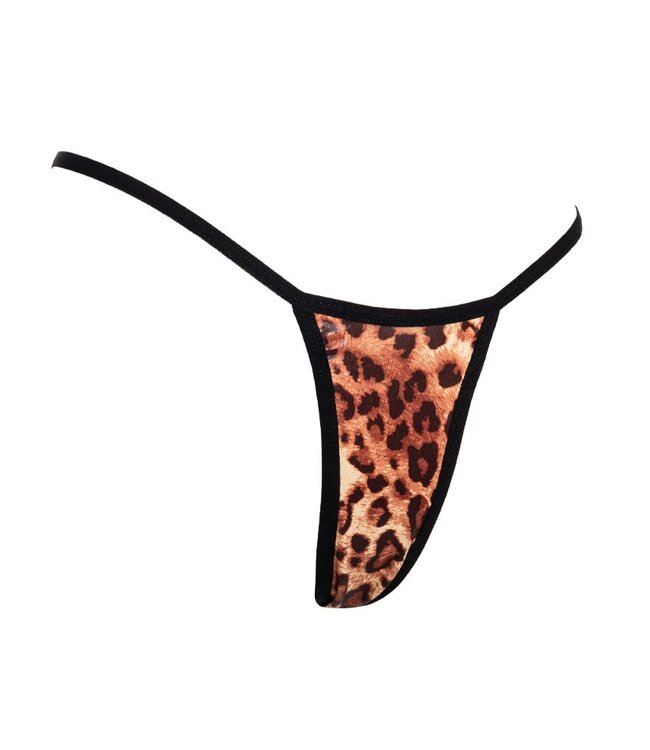 Rimba Amorable by Rimba - Mini String - One Size - Luipaardprint