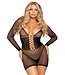 Leg Avenue Net Long Sleeve Mini Dress