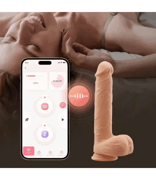 HoneyPlayBox HoneyPlayBox – Kenzo Thrusting Suction Dildo – 23.9 cm