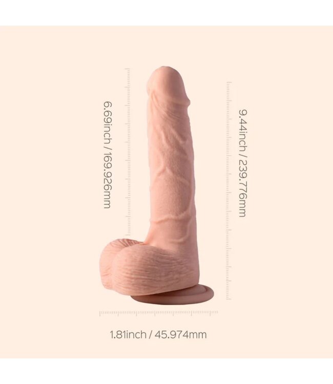 HoneyPlayBox HoneyPlayBox – Kenzo Thrusting Suction Dildo – 23.9 cm
