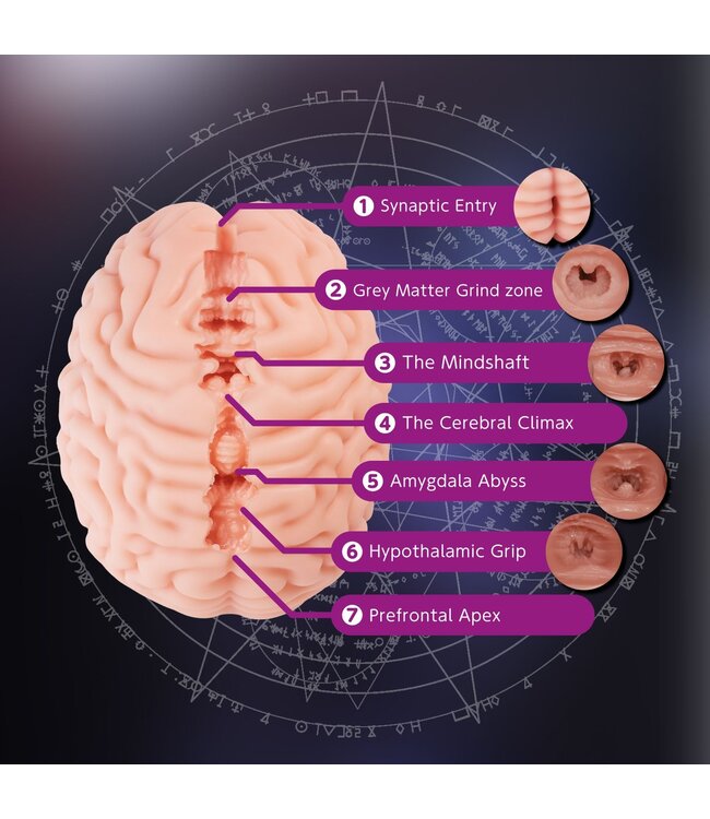 Seiraku Toys XTC Japan – Brain Hacker DX Masturbator – Peach