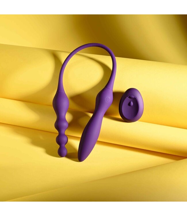 Playboy Playboy - This & That Dubbele Vibrator - Purple