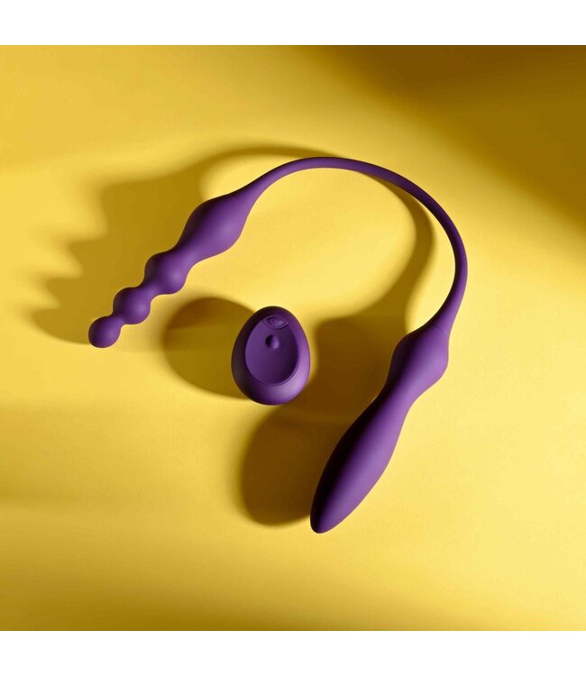 Playboy Playboy - This & That Dubbele Vibrator - Purple