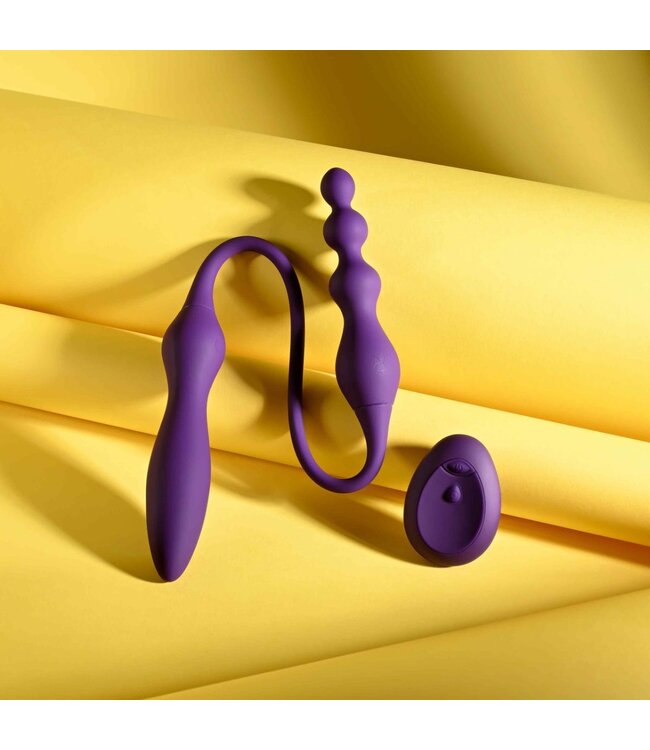 Playboy Playboy - This & That Dubbele Vibrator - Purple