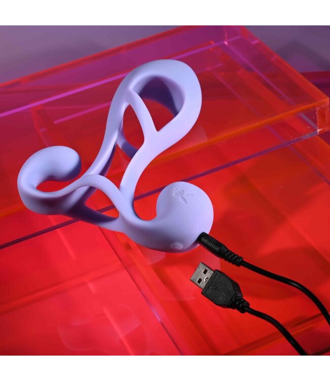 Playboy Playboy - Fantasy Cage Wearable Vibrator - Lavender