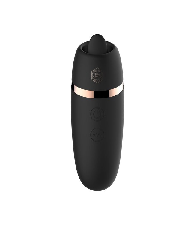 Rosy Gold Rosy Gold – Licking Stimulator met Luxe Oplaadcase – Zwart