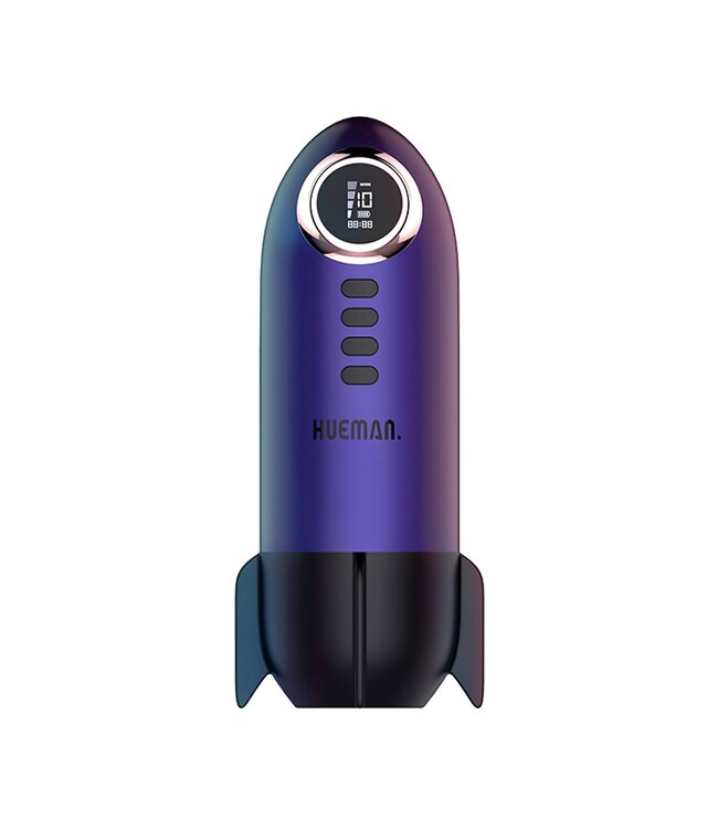 Hueman Hueman - Rocket Masturbator - Zuig- en Vibratiefunctie
