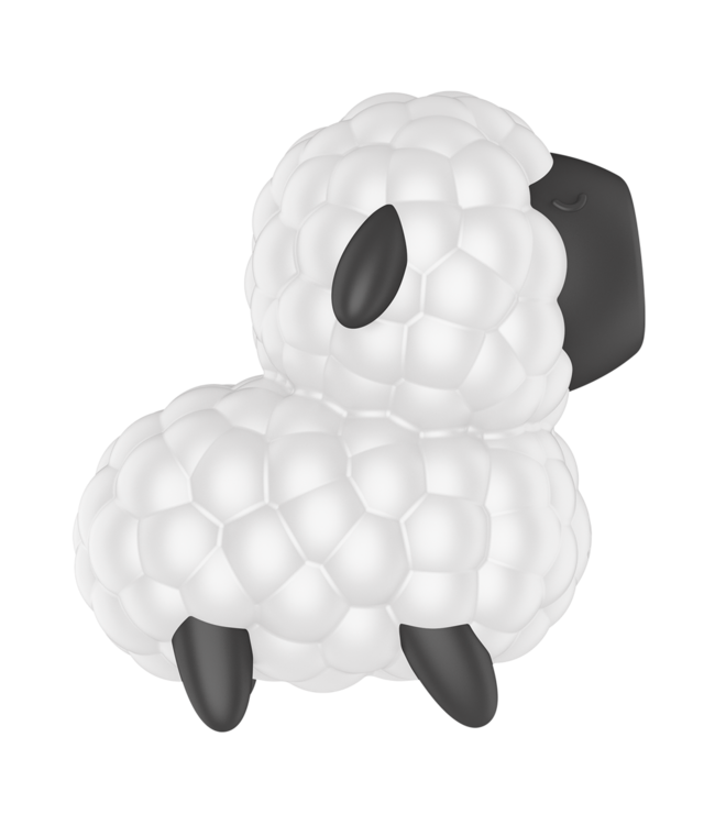 Rimba Satisfyer - Dreamy Sheep - Luchtpulsvibrator - Wit