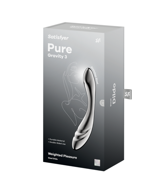 Rimba Satisfyer - Pure Gravity 3 - Dildo van roestvrij staal