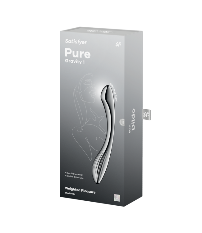 Rimba Satisfyer - Pure Gravity 1 - Dildo van roestvrij staal