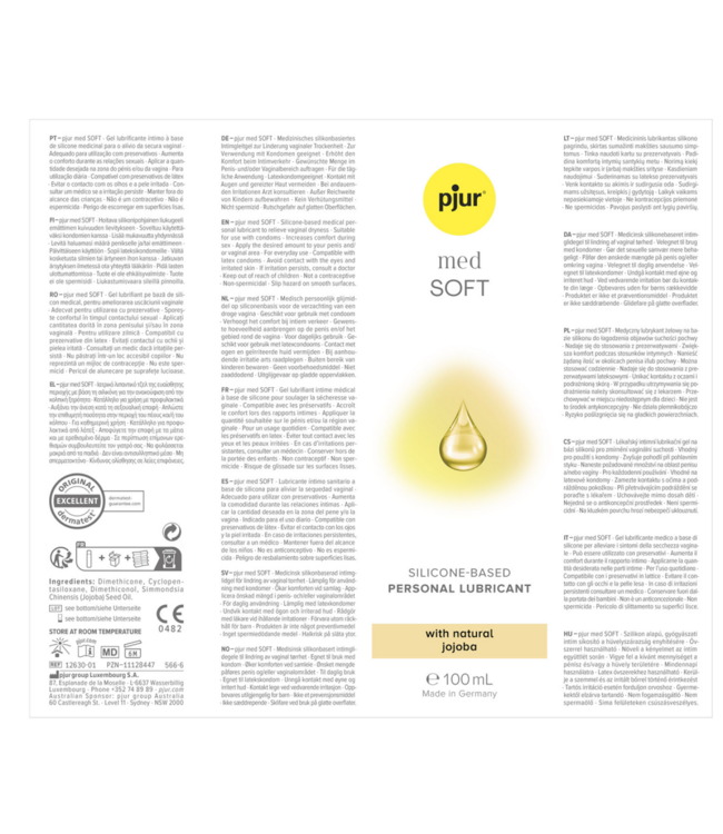 Rimba Pjur - Med Soft - Glijmiddel op siliconenbasis - 100 ml