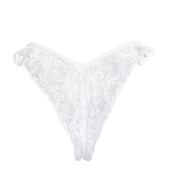 Rimba Amorable by Rimba - Open Brazilian Slip - One Size - Wit