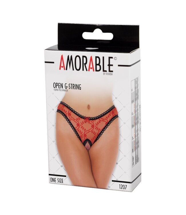 Rimba Amorable by Rimba - Open String - One Size - Rood