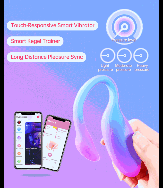 Magic Motion Magic Motion - Magic Flamingo Max Vibratie Ei - Blauw