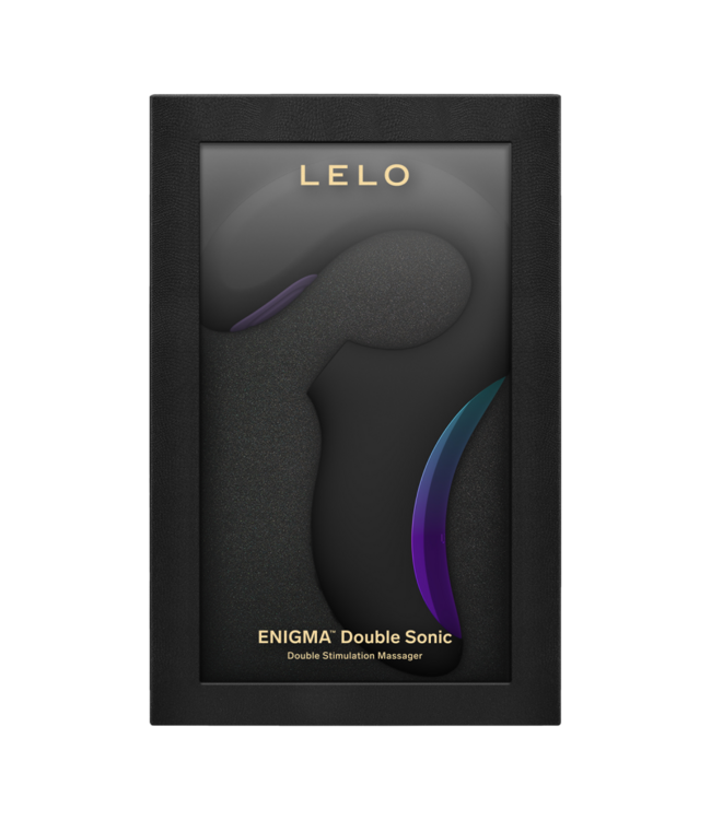 Rimba LELO - ENIGMA Double Sonic - Drievoudige stimulatie - App-bediening - Zwart